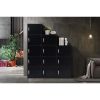 3-Shelf, 3-Door Multi-purpose Cabinet, Multiple Colors